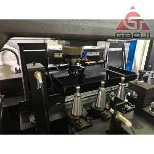 ເຄື່ອງ Chamfering Busbar ທີ່ມີປະສິດຕິພາບເປັນມືອາຊີບ ອຸປະກອນໃຫຍ່ Fillet Milling ສໍາລັບ Busbar Fillet Processing GJCNC-BMA