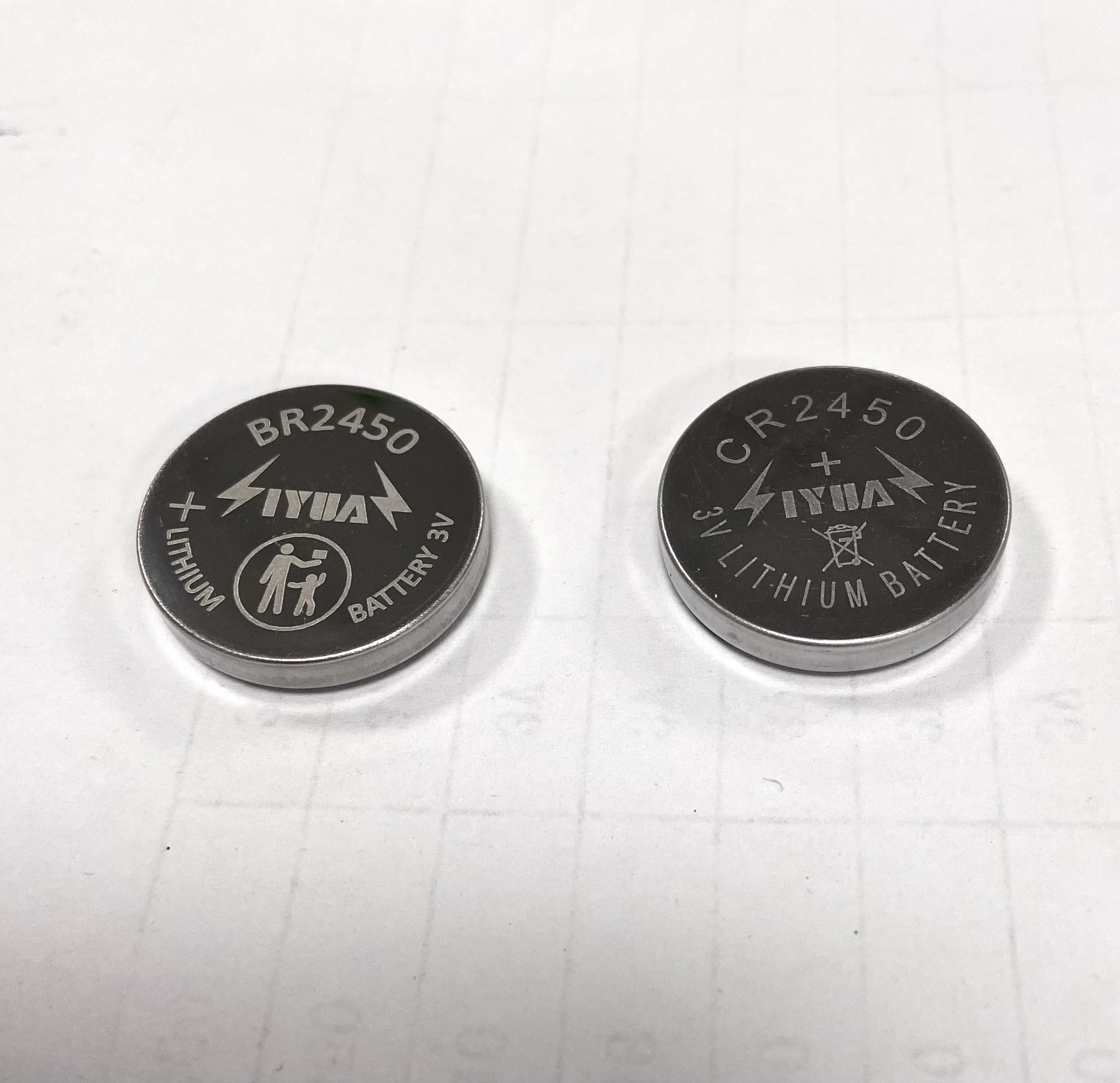 -40+125 degrees Celsius high and low temperature button cell BR2450