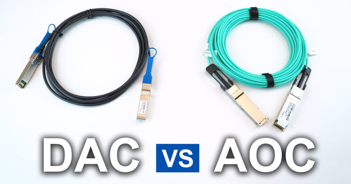 ความแตกต่างระหว่าง 100G QSFP28 AOC และ 100G QSFP28 DAC