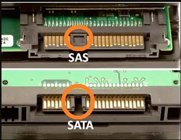 Diferencoj inter SAS kaj SATA