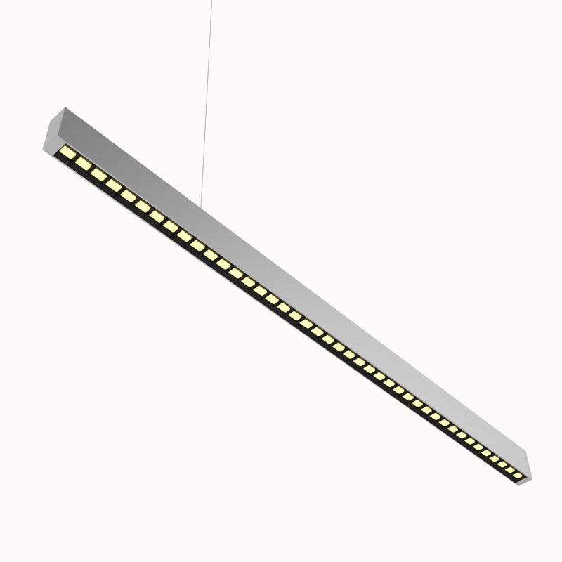 Luminaire LED linéaire mince architectural SLIM avec persienne TIR UGR