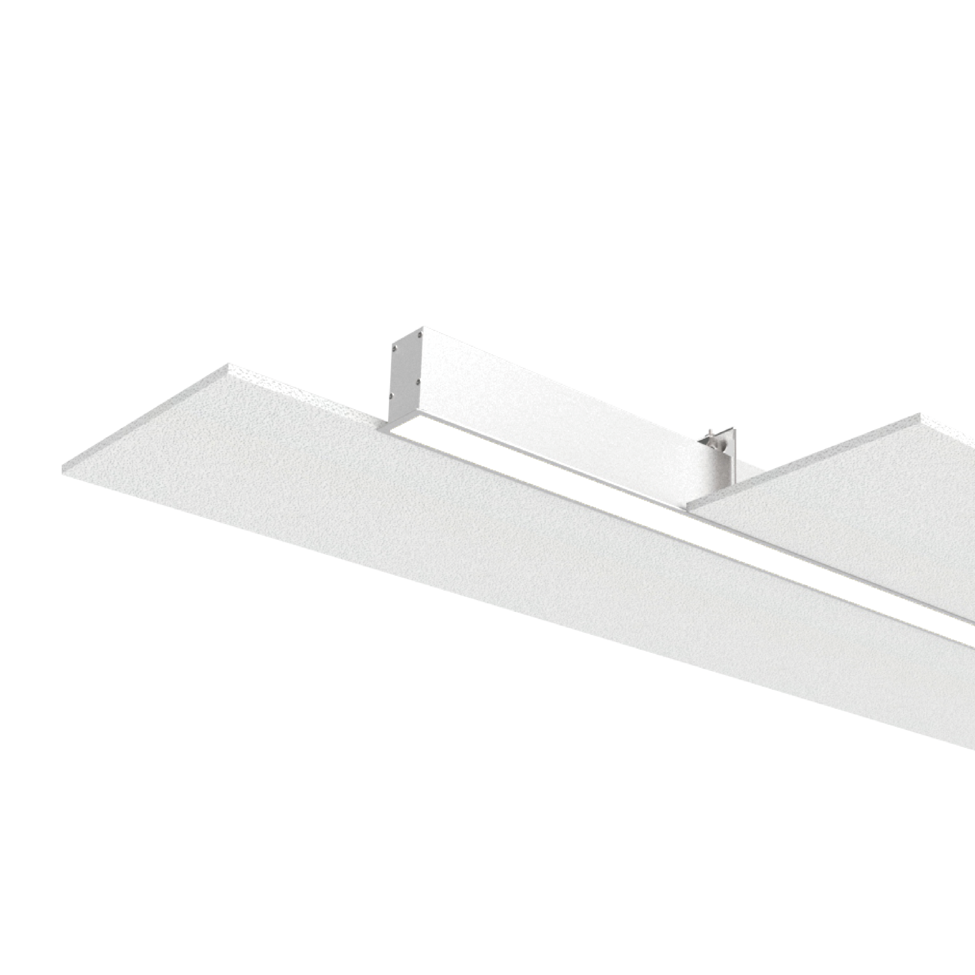 LUZ-Ceiling recessed Led linear light with PC lens hall lighting