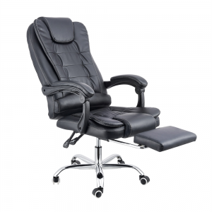 Ergonomic Massage Computer Swivel Leather Executive Office Chair with Footrest Recliner