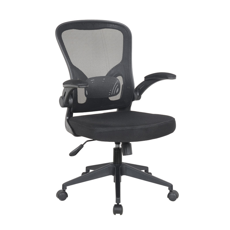 China Home Office Mesh Chairs Manufacturer –  Modern Popular Mid Back Visitor Medical Adjustable Armrest Mesh Swivel Office Chairs  – Baixinda Featured Image