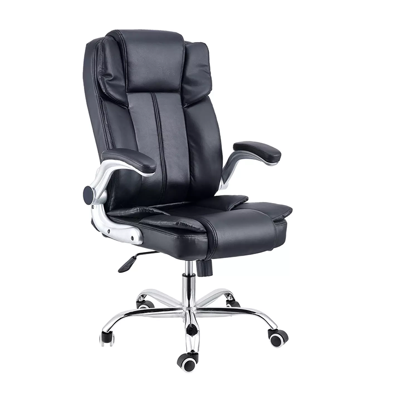 China Breathable Office Chair Factory –  Model 4019 High back design and built-in lumbar backing manager office chair  – Baixinda Featured Image
