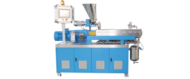 CTS-26C Lab Twin Screw Extruder is Used for Color Masterbatch