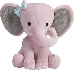 Bedtime Originals Twinkle Toes Pink Elephant Plush Twinkle Toes Collection