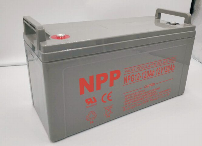 NPG Series 12V 120Ah energilagringsgelbatteri