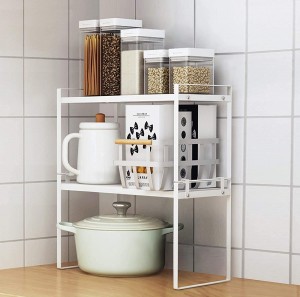 Amazon hot sale kitchen cabinet storage organizer, bathroom under sink Rack
