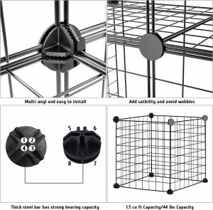 Pet Playpen for Small Animals Guinea Pig Exercise Enclosures DIY Small Pet Portable Playpen Metal Yard Fence for Rabbit Ferret Puppy Bunny Cat