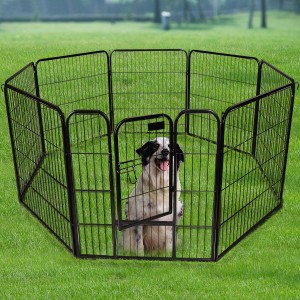 8 Panel Heavy Duty Pet Dog Playpen Cage Exercise Pen Fence