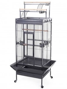 Bird Cage Parrot Finch Cockatiel Parakeet Ladder Iron Pet Cage Supply