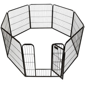 8 Panel Heavy Duty Pet Dog Playpen Cage Exercise Pen Fence