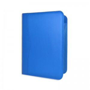 Tas wadah penyelenggara folder portofolio buku catatan bisnis perjalanan lingkaran pena elastis Logo kustom pabrik OEM Cina