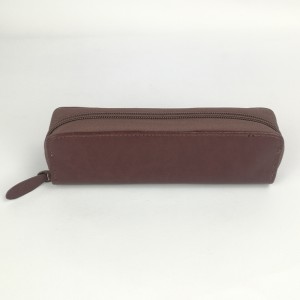 2 warna beg pensel beg pen penyimpanan kotak sekolah beg zip dengan gelung elastik kilang OEM China