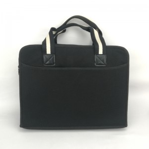 Classical laptop poly bag office business travel briefcase carry on file folder handbag