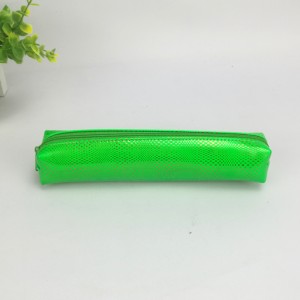 Pencil case kulit zipper pen case stationery bag zipper pouch pensel holder kilang OEM China