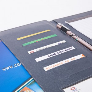 Camei A4 portofoliu din piele PU cu închidere bandă magnetică bloc de scris dimensiunea litere interviu cv organizator document caiet suport card de vizită pentru birou de afaceri școală pentru bărbați femei