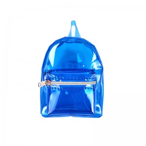 Multicolors Translucent PVC mini backpack shape cosmetic bag makeup bag 5 colors available awesome gift for girls teens women ladies