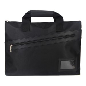 Tas poli laptop jendela ID yang disesuaikan tas perjalanan bisnis kantor tas tangan folder file hadiah bagus untuk pria wanita