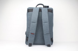 Светло-синий портативный рюкзак из полиэстера подходит для ноутбука 14 15 15,6 дюйма, с регулируемыми лямками и ручкой для переноски для деловых поездок в офис для мужчин и женщин