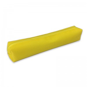 Yellow roll up large capacity pencil pouch Cosmetic case functional handbag China OEM factory