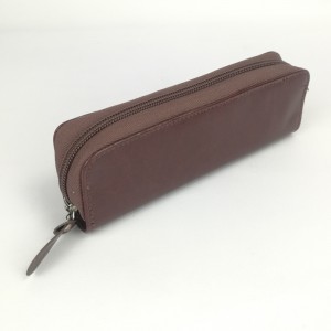 2 färger pennfodral väska penna förvaring skollåda blixtlås handväska med elastisk ögla Kina OEM fabrik