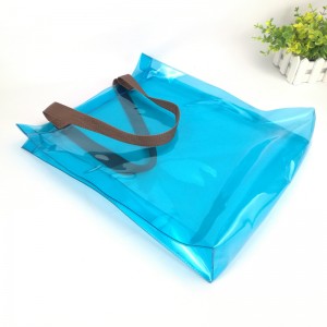 Таза PVC тунук сумка жылтылдаган тунук пластик соода баштык косметикалык баштык жээкке саякат уюштуруучусу