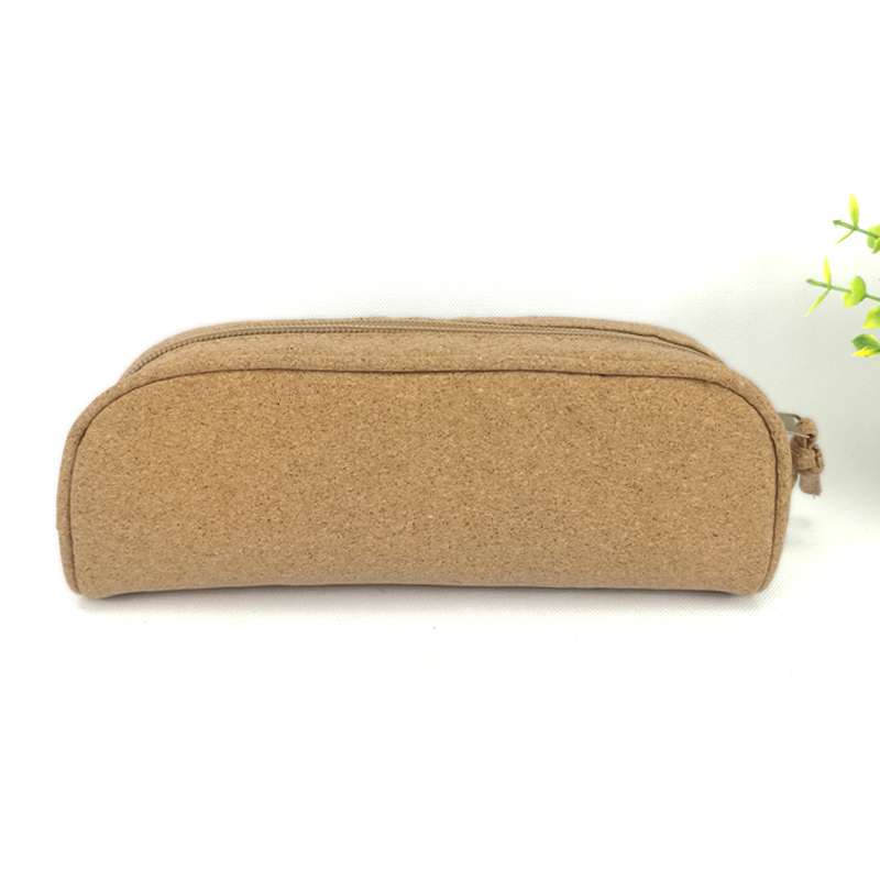 China Khaki staring fashion printing leather+polyester pencil pouch pen ...