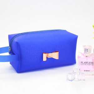 Bolsa de cosméticos brillante de TPU, negro, azul, rosa, con peche de cremallera, bolsa de maquillaxe, estuche de aseo, gran capacidade para mulleres, nenas, damas, regalo fantástico