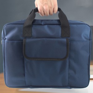 Tas poli laptop ringan, tas perjalanan bisnis kantor, membawa tas folder file, hadiah yang bagus untuk pria wanita