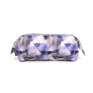 Πολύχρωμο ιριδίζον μοτίβο τσάντα μακιγιάζ καλλυντικής τσάντα με φερμουάρ 3 χρώματα διαθέσιμα τσαντάκι περιποίησης organizer