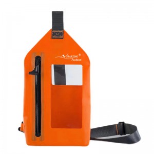 წყალგაუმტარი მობილური ტელეფონის ჩანთა შესანახი ჩანთა ჰერმეტული ელვა TPU წყალგაუმტარი მასალა