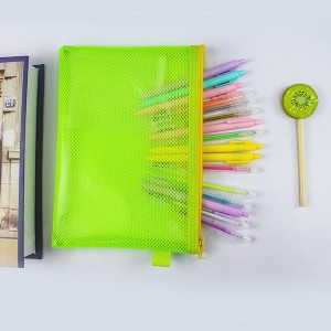 Bolsa com zíper de materiais de malha EVA com cor de bolso interno funcional pode ser personalizada para presente de escola de escritório adequado para estudantes adolescentes crianças