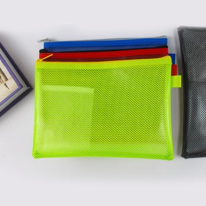 EVA mesh materials zipper bag with functional inner pocket color can be customized for office school gift fit for students teens kids