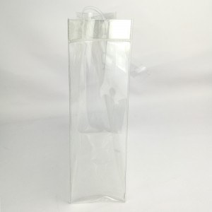 Prozirna jednobojna torba za kupovinu svjetlucava torba prozirna PVC ručna torba za plažu