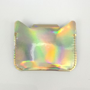 Beg syiling kulit PU berwarna-warni yang berwarna-warni pemegang beg dompet beg kad dompet 6 warna tersedia dengan penutupan butang untuk perjalanan kegunaan harian untuk lelaki wanita