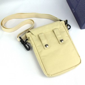 Portable casual polyester functional compartments pocket pouch organizer cross body bag waist bag