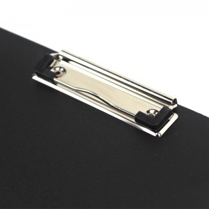 Tablero de clip portátil, liviano, personalizado, de varios colores, espuma de PP con mecanismo de clip, diseño de perfil bajo y borde liso seguro para todas las edades