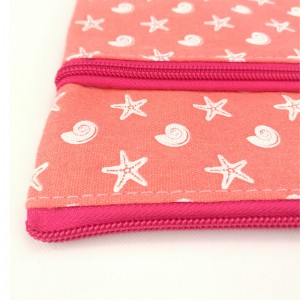 Zipper bag polyester organizer file ducument pouch for notebook tablet business suplies