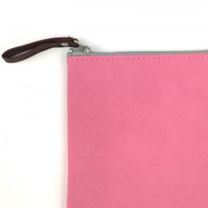 A6 zipper bag polyester organizer pencil pouch para sa mga barya cash gel pen eraser business office school suplies