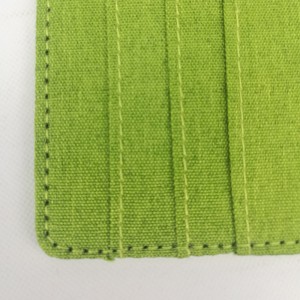 Λεπτή μινιμαλιστική μπροστινή τσάντα καρτών RFID blocking polyester 3 χρωμάτων για άνδρες γυναίκες για καθημερινή χρήση σε επαγγελματικό γραφείο