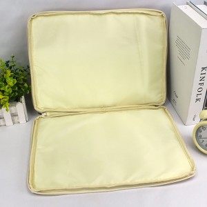 Portable office polyester notepad pouch padfolio organizer functional compartments laptop bag China OEM factory