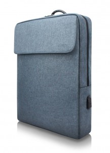 Sac à dos portable en polyester bleu clair pour ordinateur portable de 14, 15, 15,6 pouces avec bretelles réglables et poignée de cabine pour le travail de bureau, les navetteurs pour hommes et femmes