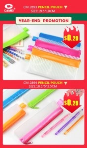 Camei year-end seasonal special offers Christmas promotion polyester pencil pouch China OEM manufacture supplies