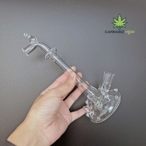 Wholesale High-quality Faucet bong Glass Water Pipe Glass Beaker Bong With Custom Color
