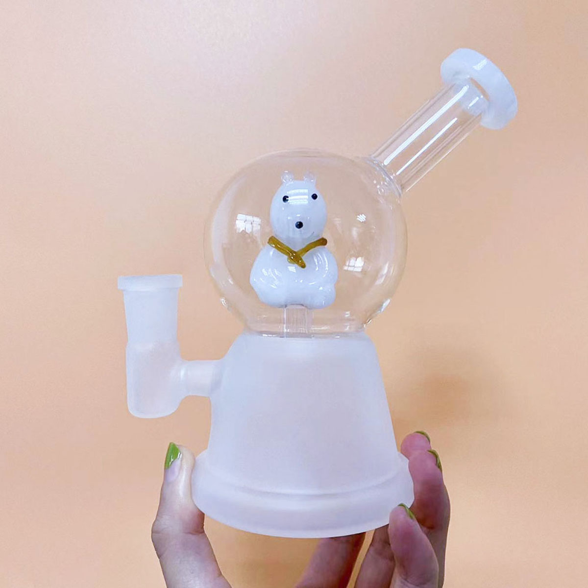Wholesale Christmas Style Glass Rig Bong Smoking Water Pipe New Water pipe recycler Bong Featured Image