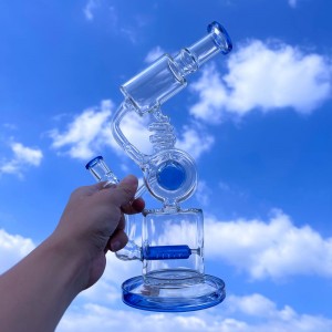 Wholesale Glass Bong Smoking Water Pipe New Water pipe Hand recycler Bong