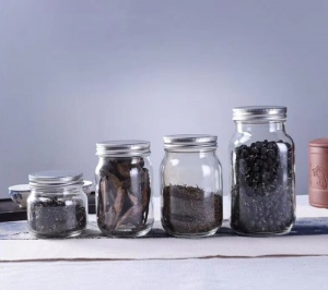 Wholesale High-quality Glass Jar Tobacco Storage Jar Mason Jar