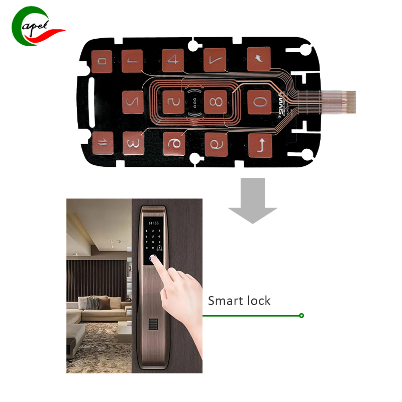 Solisyon Smart Lock lè l sèvi avèk Rigid-Flex PCB Teknoloji (yon sèl)